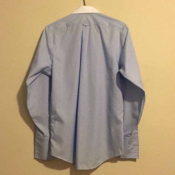 NWT Eagle Light Blue & White Collared Shirt - Picture 5 of 6